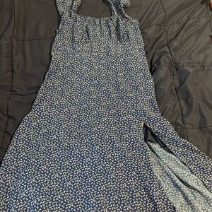 SHEIN Curve Navy Blue Dress